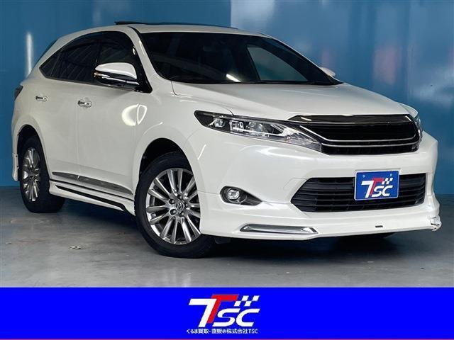 中古車販売TSC千葉北インター店です！ハリアー（プレミアム）OPムーンルーフ付きが入庫致しました！