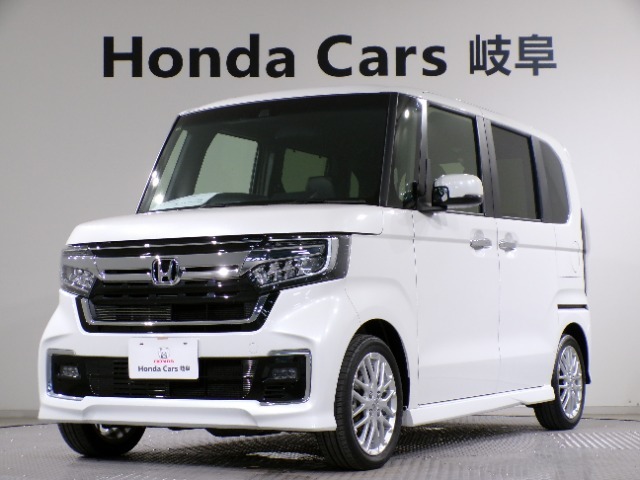 N-BOXカスタムLターボの白色走行距離4.9万キロが入庫しました。