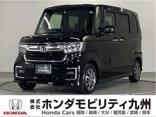 N-BOXカスタムLです！純正メモリーナビ、衝突低減ブレーキ、ドラレコ、リアカメラ、両側電動スライドドア、LEDヘッド、シートヒーター、ETC、純正14インチアルミホイール他、充実しています！