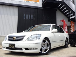 トヨタ セルシオ 4.3 eR仕様 トムスマフラーTEIN車高調SR黒革ナビ
