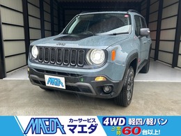 ジープ レネゲード トレイルホーク 4WD 禁煙車　4WD　テレビ・ナビ・Bluetooth　バ