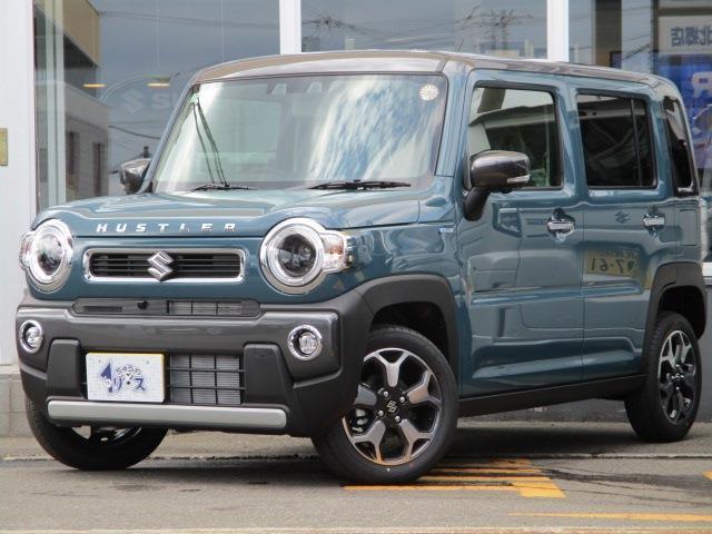 届出済未使用車！令和7年式、スズキ　ハスラー入荷です。グレードはハイブリッドX4WD。