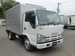 いすゞ エルフ 電源車/MEIDEN製/三菱製別エンジン/6MT 60Hz/社外ナビ