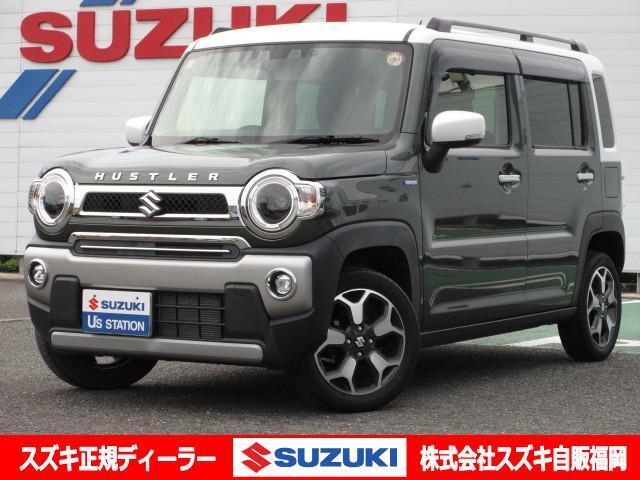 【令和3年式】クールカーキ・ホワイト2トーン 。N-ONE・キャストなどをお探しの方に！遊べる軽★洗練された特別仕様車【ハスラーJ　STYLE】はいかがですか？