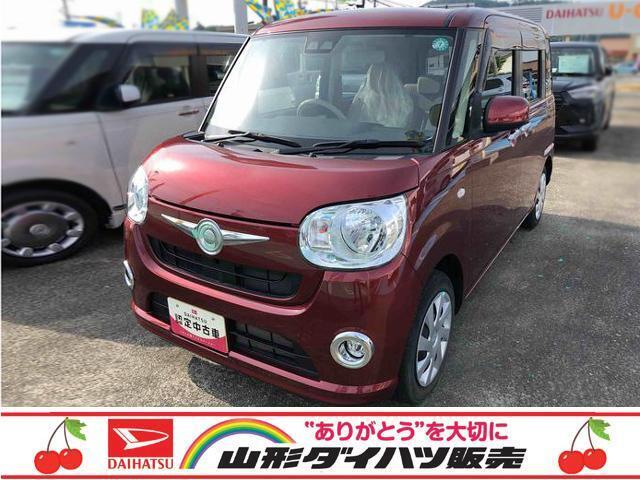 ムーヴキャンバス　L　SAIII　4WD　ファイアークォーツレッドM　23015km走行です！