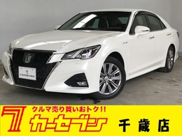 トヨタ クラウンアスリート ハイブリッド 2.5 G Four 4WD 寒冷地 衝突軽減 ナビ TV Bカメラ エンスタ