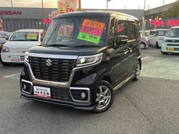 スズキ スペーシア 660 カスタム ハイブリッド GS 4WD 片側電動スライドドア/社外アルミホイール