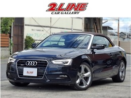 アウディ A5カブリオレ 2.0 TFSI クワトロ 4WD 禁煙車　電動OP　ブラウン幌　ウインドディ