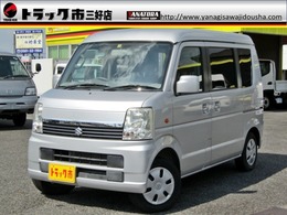 スズキ エブリイ 660 ウィズ 車いす移動車 補助シート付 電動固定式 両側スライドドア　後席付き4人乗　AT車
