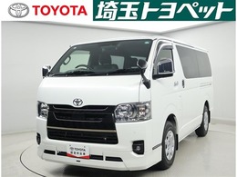 トヨタ ハイエースバン 2.0 スーパーGL ダークプライムII ロングボディ 100V　地デジTV　エアコン
