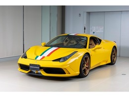 フェラーリ 458スペチアーレ F1 DCT 認定中古1年保証トリコロールストライプ