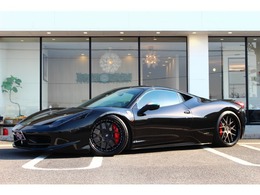 フェラーリ 458イタリア F1 DCT 正規D　ローダウン　赤革　パワークラフト