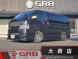 トヨタ ハイエースバン 2.0 スーパーGL ロング ローダウン ベット 17inAW 社外エアロ