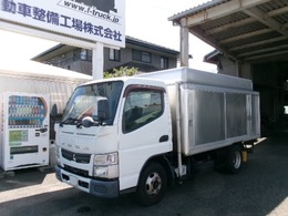三菱ふそう キャンター 2t　ボトルカー　セミロング　全低床　AT 