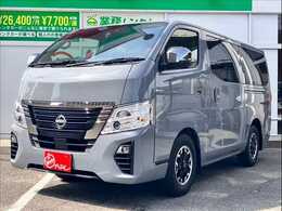 日産 キャラバン 2.4 グランド プレミアムGX プロスタイル ロングボディ ディーゼルターボ エマブレ左電動スライド後席モニター