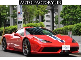 フェラーリ 458スペチアーレ F1 DCT D車/リフター/センターストライプ/記録簿あ