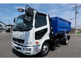 三菱ふそう ファイター 3.45t　新明和　アームロール　コンテナ付 