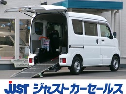 スズキ エブリイ 660 ウィズ 車いす移動車 助手席側リアシート付 セーフティサポート　ナビ　バックカメラ