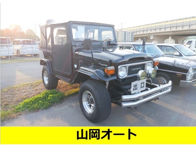 ランクル40！幌！4WD！4MT！ディーゼル！黒色！社外アルミ！