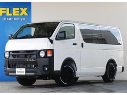 トヨタ ハイエースバン 2.8 DX ロング ディーゼルターボ 4WD ・キャンピング内装架装　Wood rim・REクラ