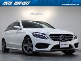 メルセデス・ベンツ Cクラスワゴン C220 d ローレウス エディション ディーゼルターボ パノラマR 黒革 Sヒーター 18AW 禁煙 1オナ