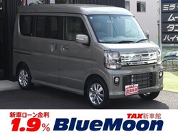 スズキ エブリイワゴン 660 PZターボ ハイルーフ 4WD 2.9パーセントローン/9型DspオーディオTV