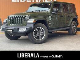 ジープ ラングラー アンリミテッド サハラ 2.0L 4WD 純正ナビ フルセグ フロント・バック・サイ