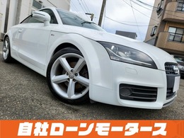 アウディ TT クーペ 2.0 TFSI クワトロ Sラインパッケージ 4WD 半革 4WD ターボ ナビ TV Bluetooth MSV