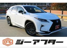 レクサス RX 450h Fスポーツ 4WD サンルーフTRDエアロ赤革3眼LED電動Rドア