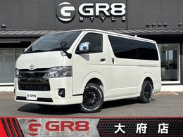 トヨタ ハイエースバン 2.0 スーパーGL ダークプライムII ロングボディ 未登録新車/GR8エアロキット/レイズ16イン