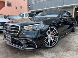 メルセデス・ベンツ Sクラス S500 4マチック ロング AMGライン (ISG搭載モデル) 4WD BRABUSエアロ　マンソリー22インチロワリン