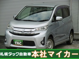 三菱 eKカスタム 660 T 4WD 社外ナビ　Bモニター　Pスタート　HID