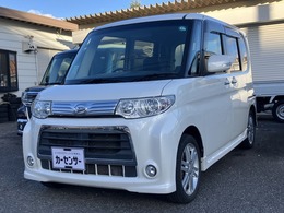 ダイハツ タント 660 カスタム RS 4WD 車検令和8年4月 片側電動スライドドア ナビ