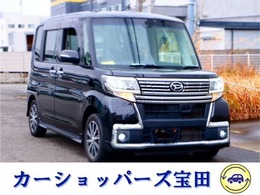 ダイハツ タント 660 カスタム X トップエディション SAII 1年保証/電動ドア/衝突軽減/新品バッテリ