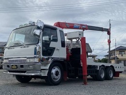 日野自動車 レンジャー 重機運搬車　ハイジャッキ　ユニック3段 フックイン 2デフ 8000kg積載 メッキ