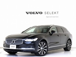 ボルボ V90 アルティメット B5 サンルーフ Google ドラレコ 48V 茶革 19AW