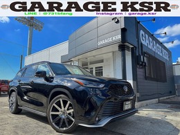 米国トヨタ ハイランダー 3.5L XSE AWD 新車並行法人1オーナー下取り車　レッド/ブ