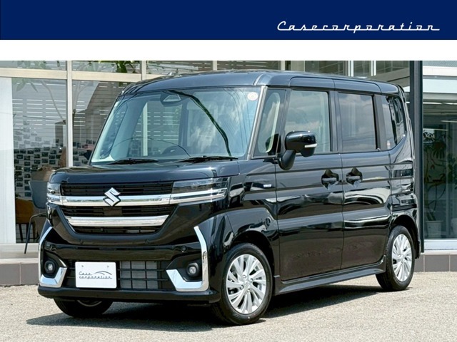 ☆R7年登録済未使用車☆　【全方位モニター付純正9インチ大画面ナビ】スズキコネクト対応！　片側パワースライドドア　レーダークルーズコントロール　アップルカープレイ・androidauto対応　フルセグ