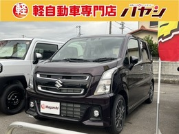 スズキ ワゴンR 660 スティングレー ハイブリッド T 届出済未使用車/ターボ付/パドルシフト/LED