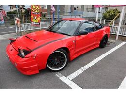 日産 180SX 2.0 タイプR 赤全塗装 5MT ターボ ボンネット改