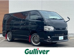トヨタ レジアスエース 2.8 スーパーGL ダークプライム ロングボディ ディーゼルターボ 4WD 衝突軽減 Aftermarketナビ ETC モデリスタエアロ