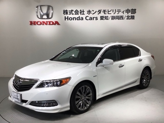 全国納車可 第三者機関証明書付 Honda SENSING 純正革シ-ト 純正サンル-フ 1年保証 純正ナビ フルセグ り マルチビュ- CD録音BTオーディオ装備のレジェンド ハイブリッドEX入庫！