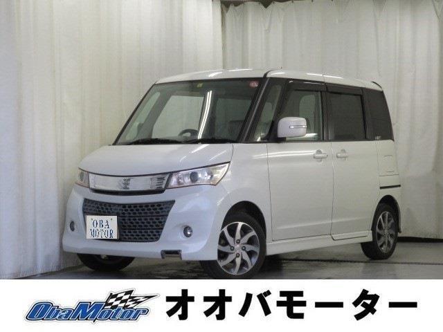 H22年式スズキパレットSWのパール色が入庫しました♪片側パワースライドドア付きで使い勝手のいいお求めやすい価格帯の軽スライド車です♪