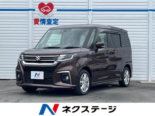 禁煙車　純正9インチナビ　スズキセーフティ　フリップダウン　全周囲カメラ