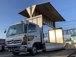 日野自動車 レンジャー アルミウィング　極東開発製格納式PG ラッシング2段