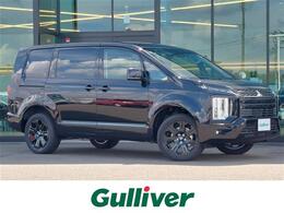 三菱 デリカD：5 2.2 ブラック エディション ディーゼルターボ 4WD 登録済未使用車　アルパイン11型ナビ　アル