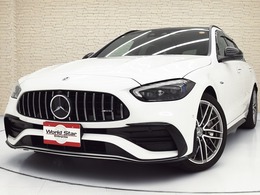 メルセデスAMG Cクラスワゴン C43 4マチック (BSG搭載モデル) 4WD MP202401 パノラマSR/AMG19inAW/黒革/ブルメスター
