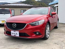 マツダ アテンザワゴン 2.2 XD Lパッケージ ディーゼルターボ 車検整備付 本革電動シート ナビ バックカ