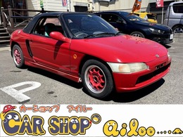 ホンダ ビート 660 社外マフラー　ロールゲージ　社外サスペン