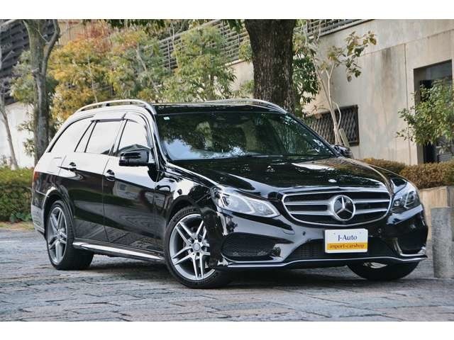 H27年・E250AVワゴン・AMGスポーツPKG・レーダーセーフティPKG・走行45300km・車検R8年1月・ブラックフルレザーシート・ALLディーラー整備車両（ディーラー記録簿全て有り）良質S212の入庫です。